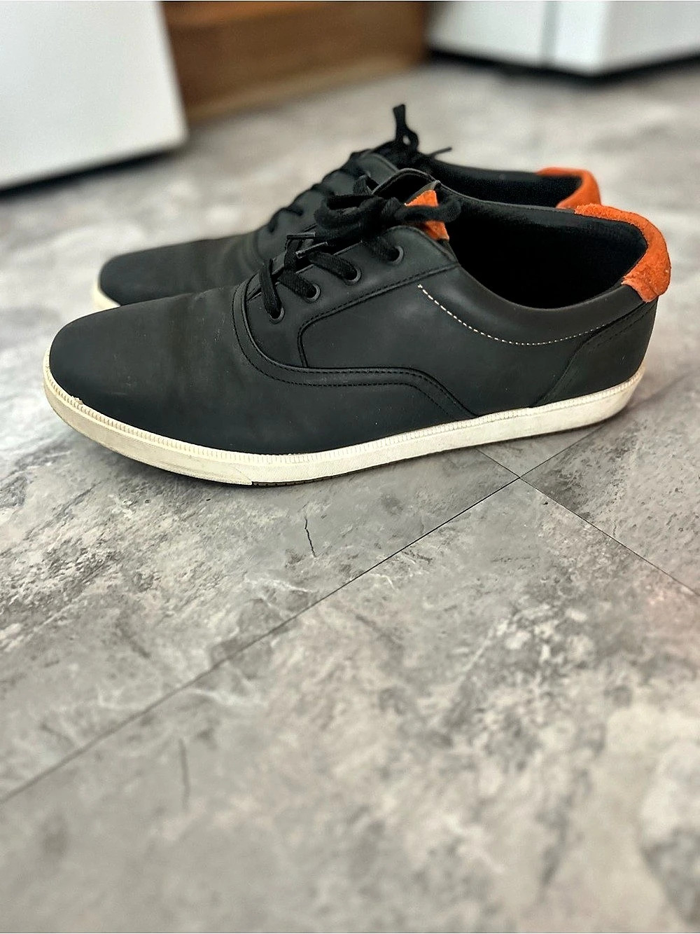 Aldo IOSEB Casual Sneakers in Black & Orange US 12